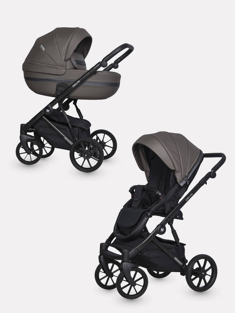 Коляска 2 в 1 RIKO BASIC DELTA ECCO 12 Mokka