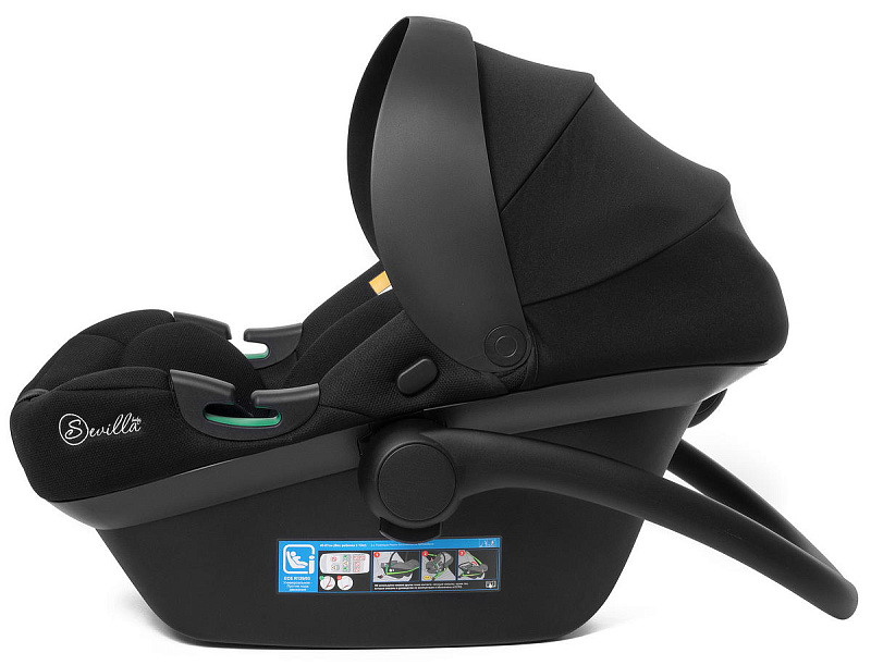 Автолюлька Sevillababy Cosmo 0-13 кг черный