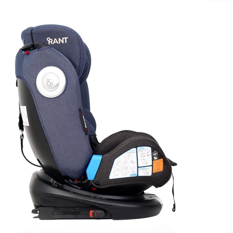 Автокресло Rant GT isofix Top Tether группа 0-1-2-3 (0-36 кг), цвет: синий джинс
