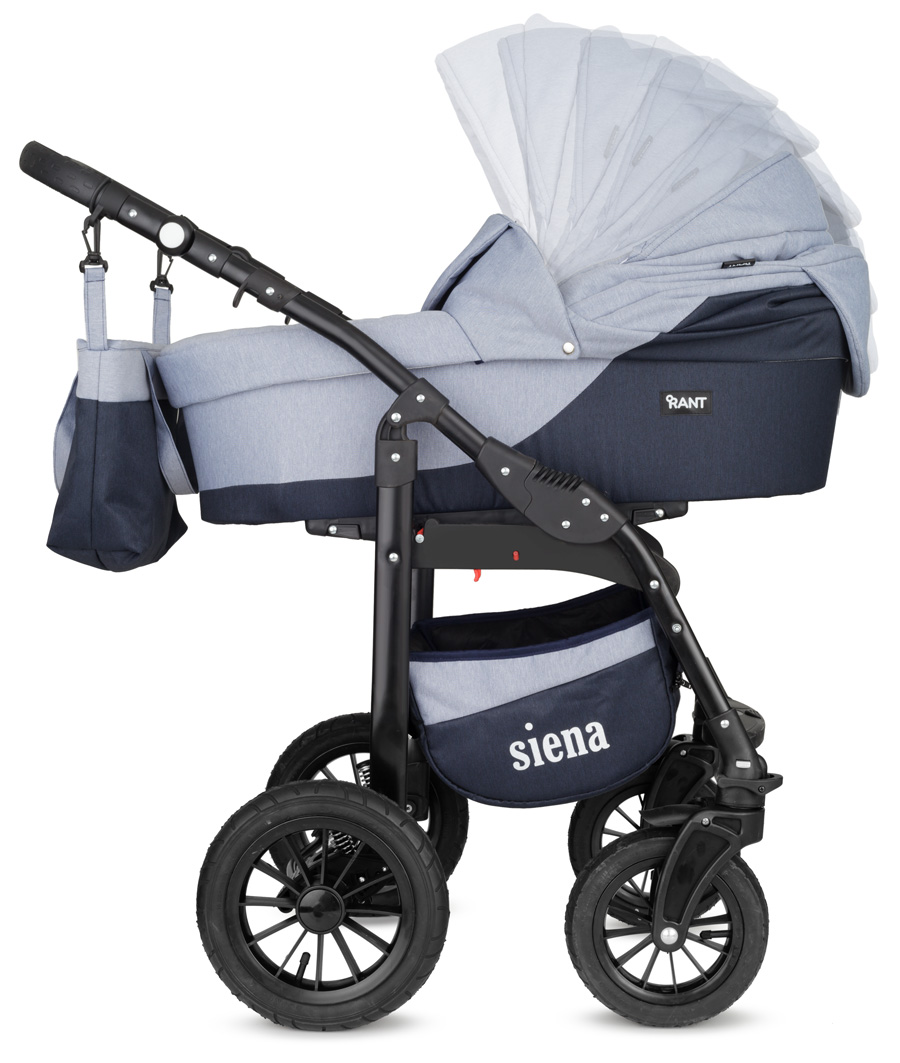 Коляска 3 в 1 Rant Siena 01 синий