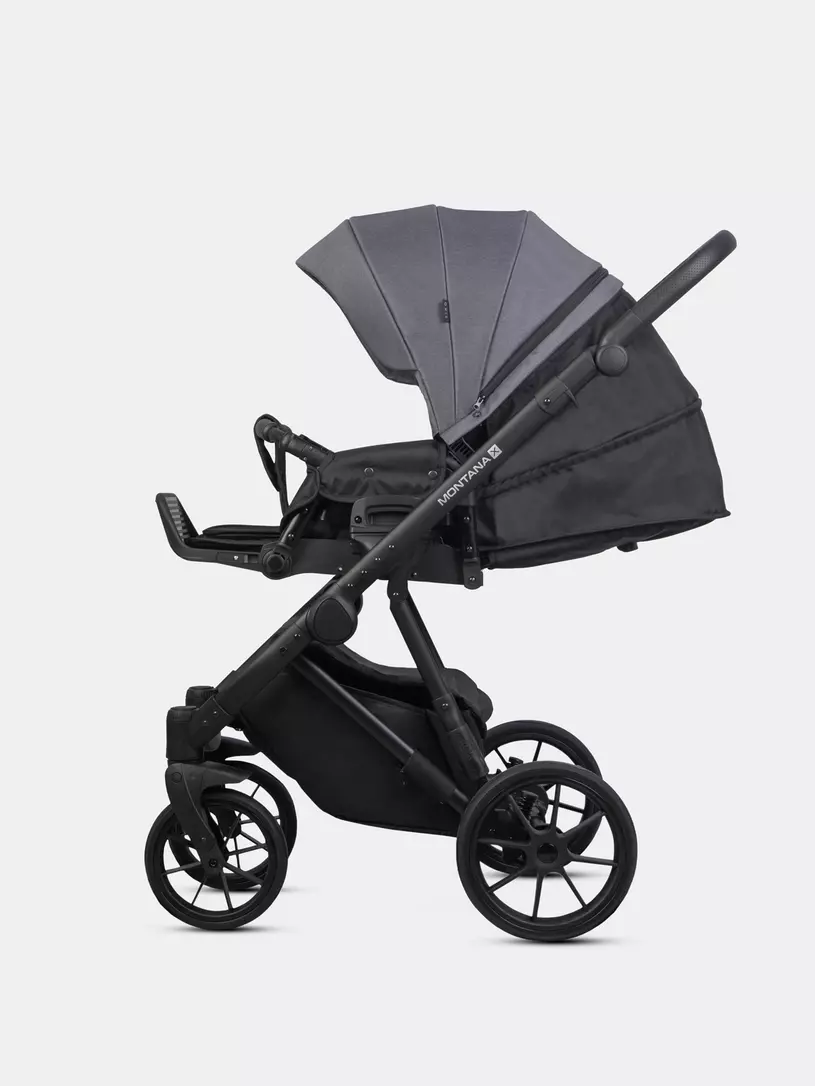 Коляска 2 в 1 Riko Basic Montana X 04 графит