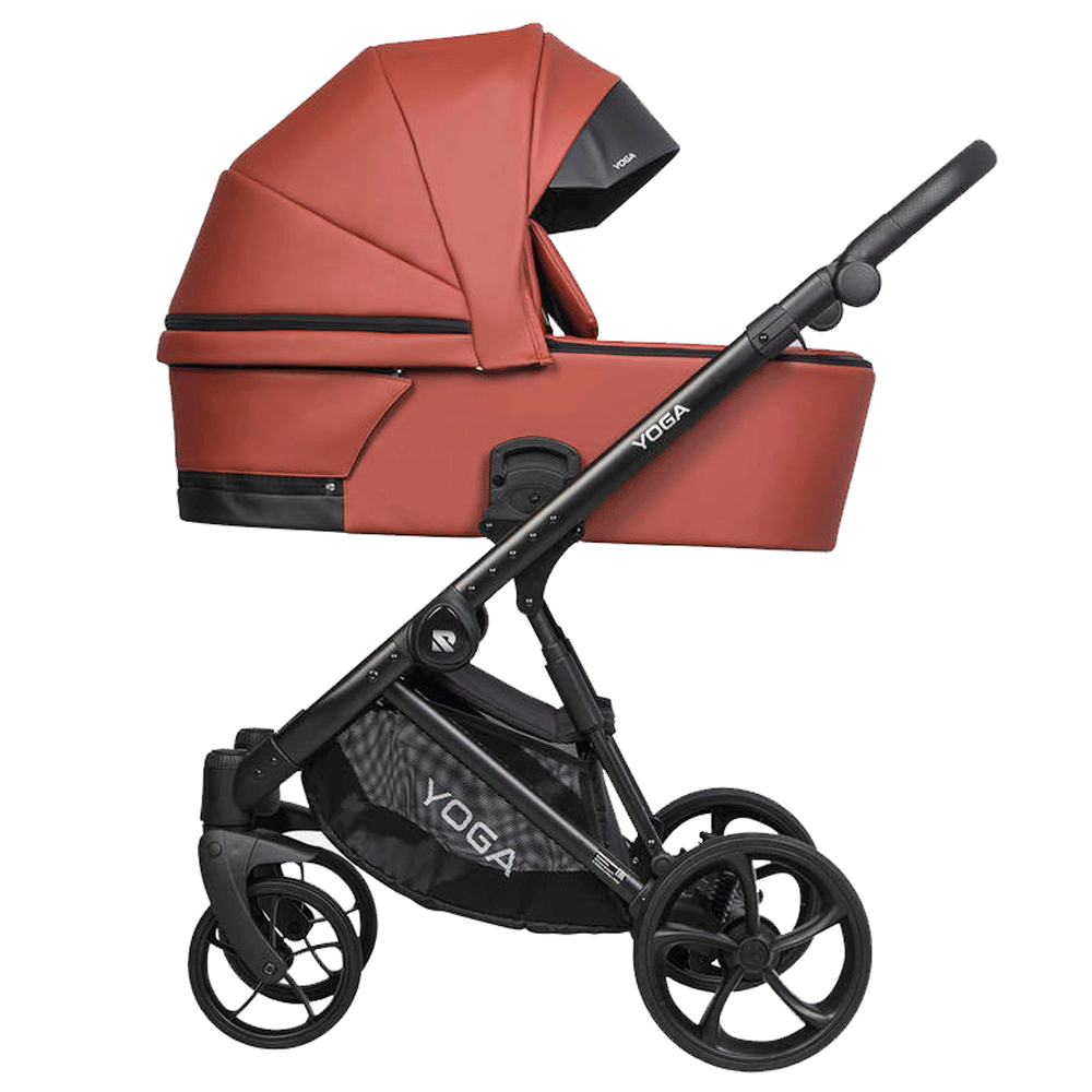 Коляска 2 в 1 Riko Basic Yoga Ecco 14 Maroon