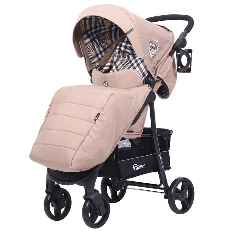 Прогулочная коляска Rant Kira Trends, цвет: бежевая шотландка