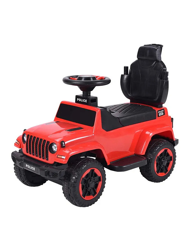 Детская каталка Sevillababy Police 3 в 1 с ручкой BC219 red/красный