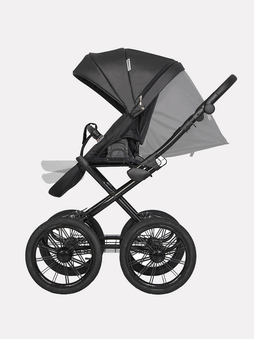 Коляска 2 в 1 Riko Basic Ozon Prestige 06 черный
