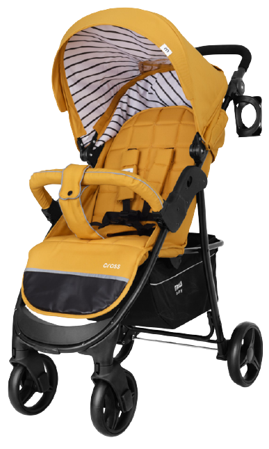 Коляска прогулочная Mowbaby Cross RA080 Ginger. Цвет: Оранжевый