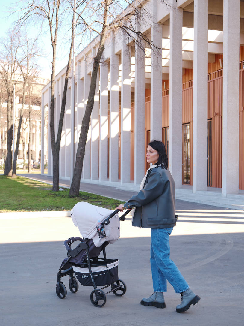 Коляска прогулочная Rant Kira Star Ivory Beige Цвет: Светло-бежевый