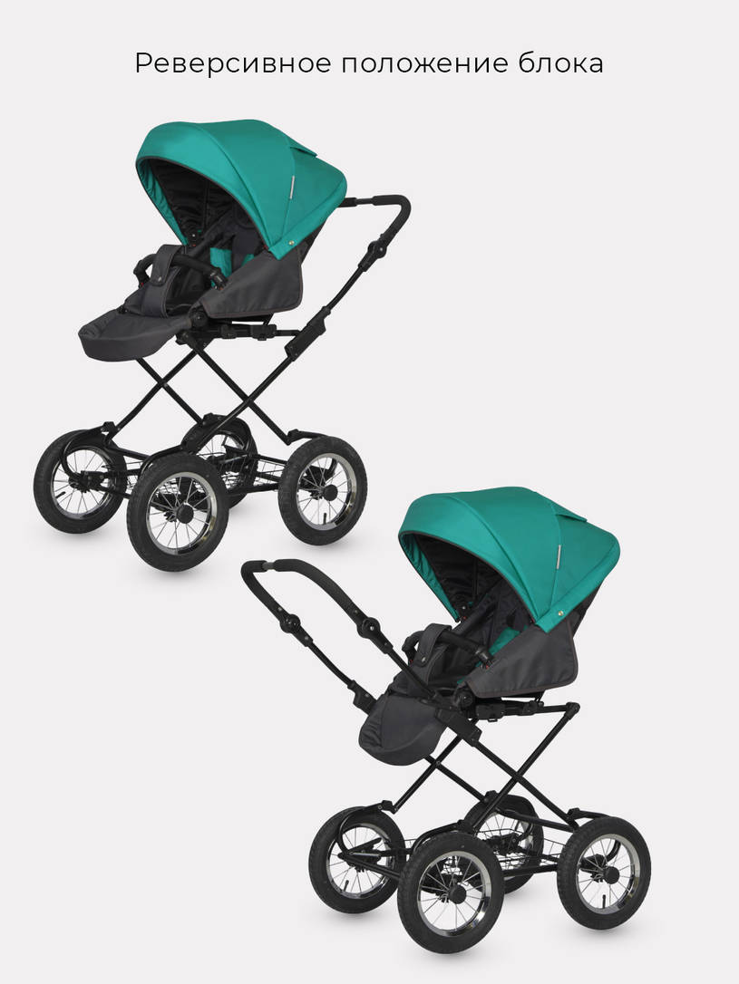 Коляска 2 в 1 Riko Basic Bella Classic 03 мятный