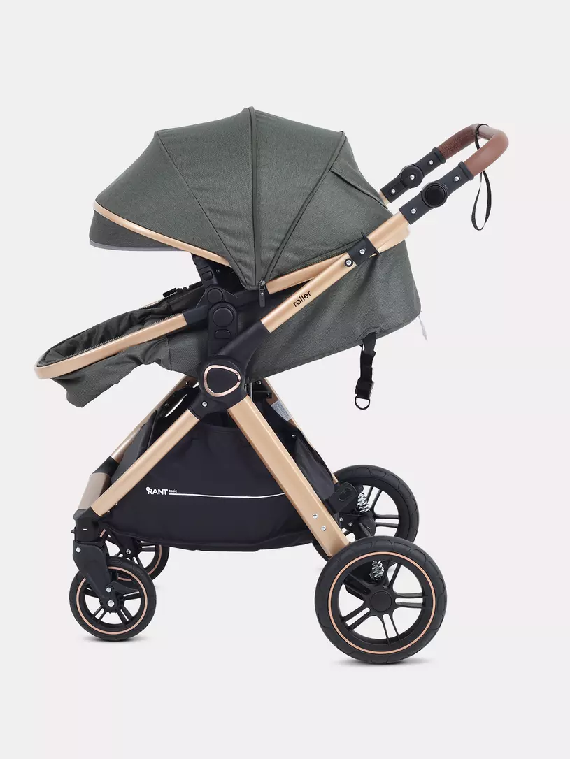 Коляска-трансформер Rant Basic Roller Gold 2024 Olive