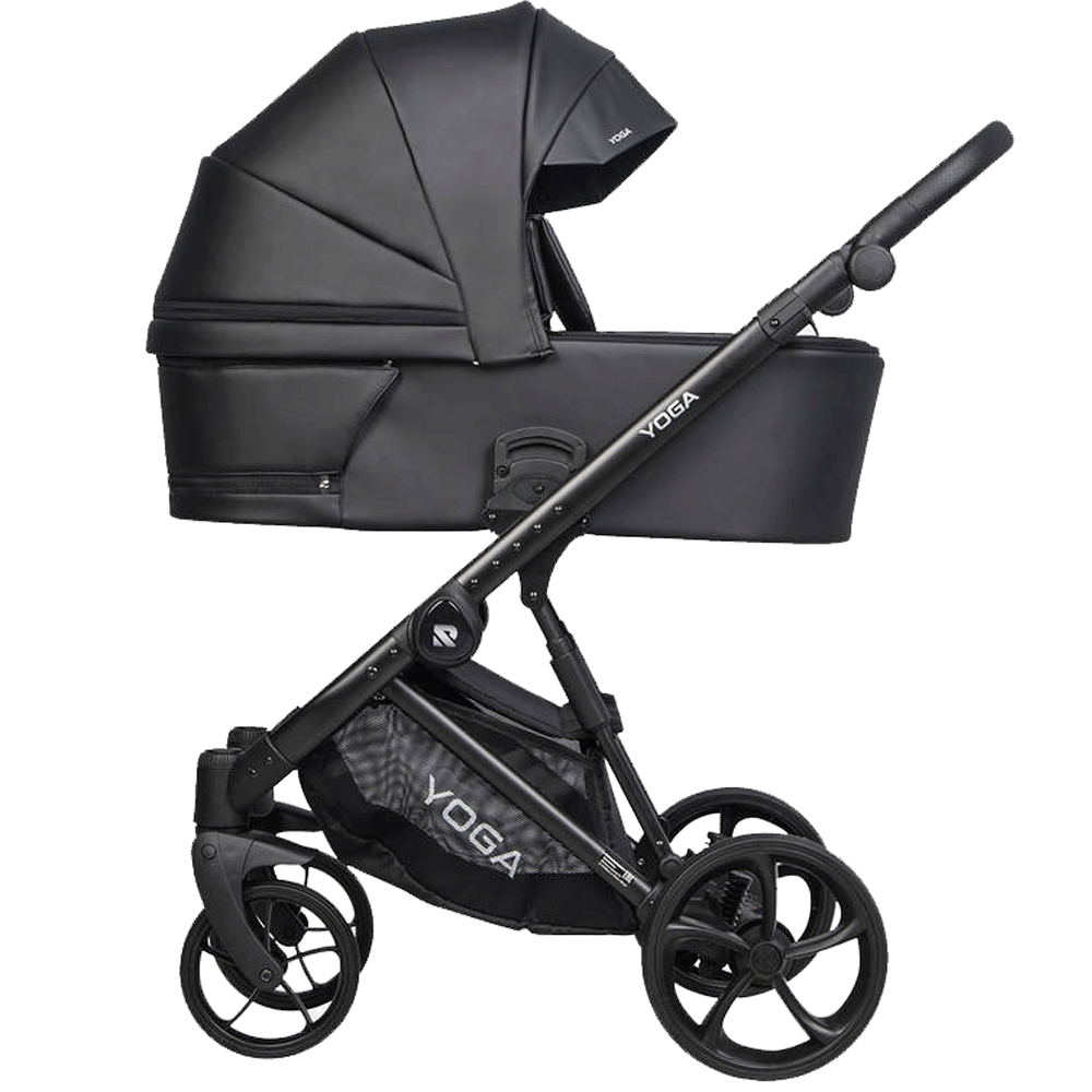 Коляска 2 в 1 Riko Basic Yoga Ecco 12 Black