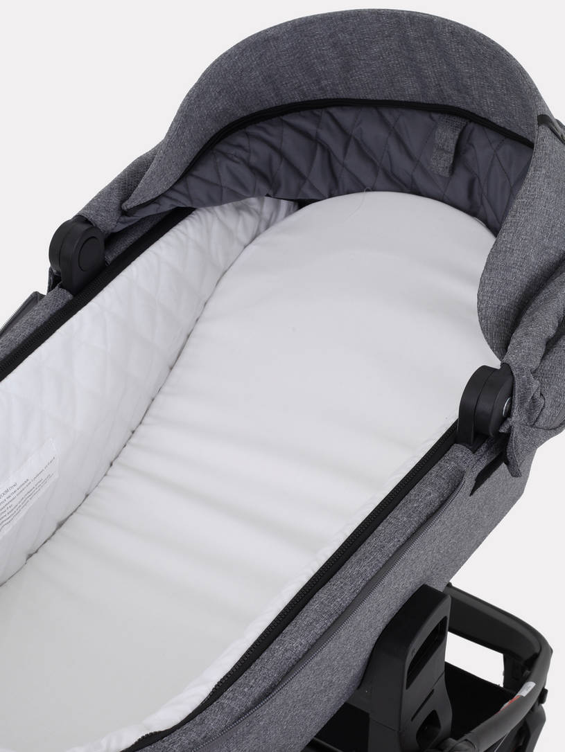 Коляска 2 в 1 MOWBaby ZOOM PU RA086 Gold Grey