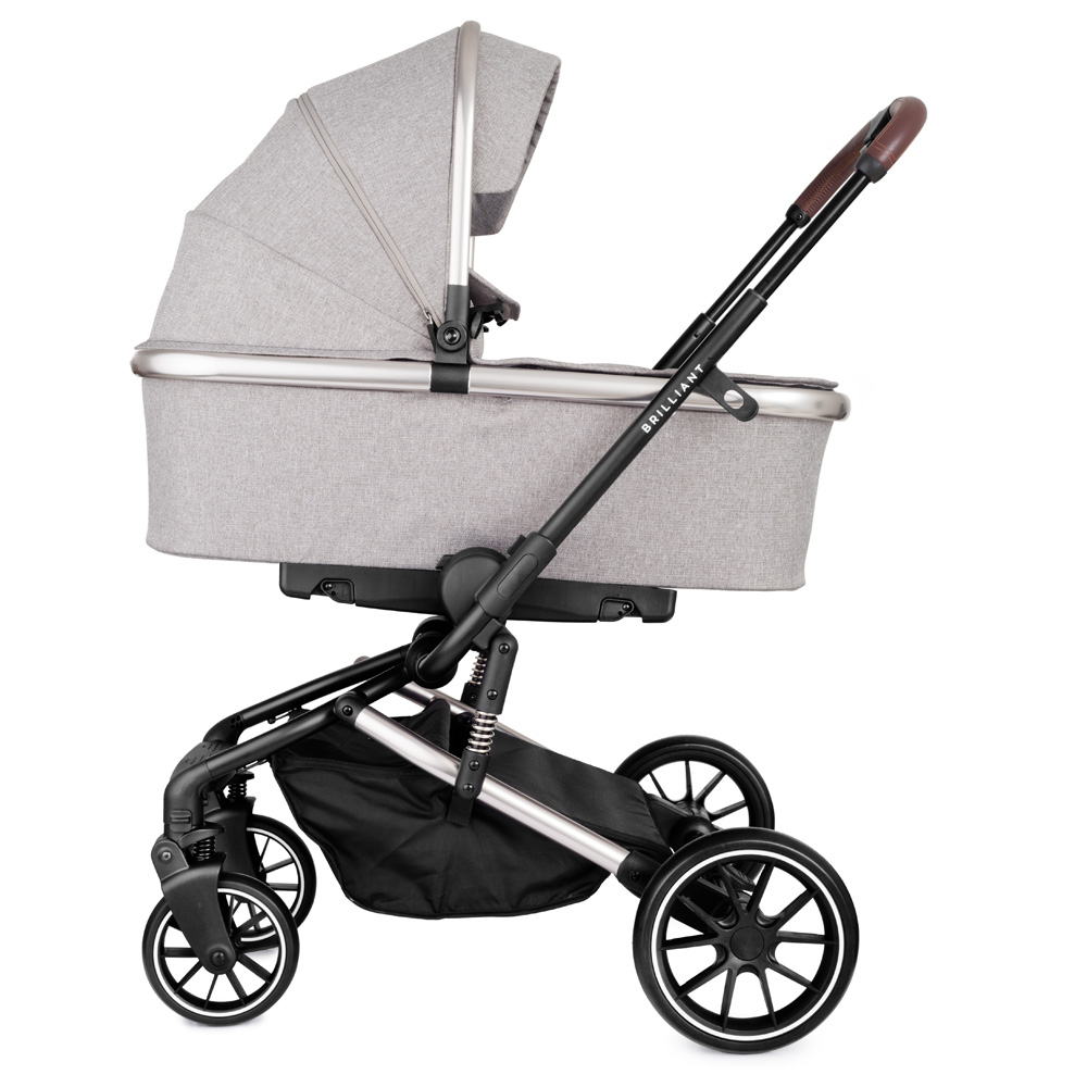 Коляска 2 в 1 Rant Brilliant Mineral Silver серый