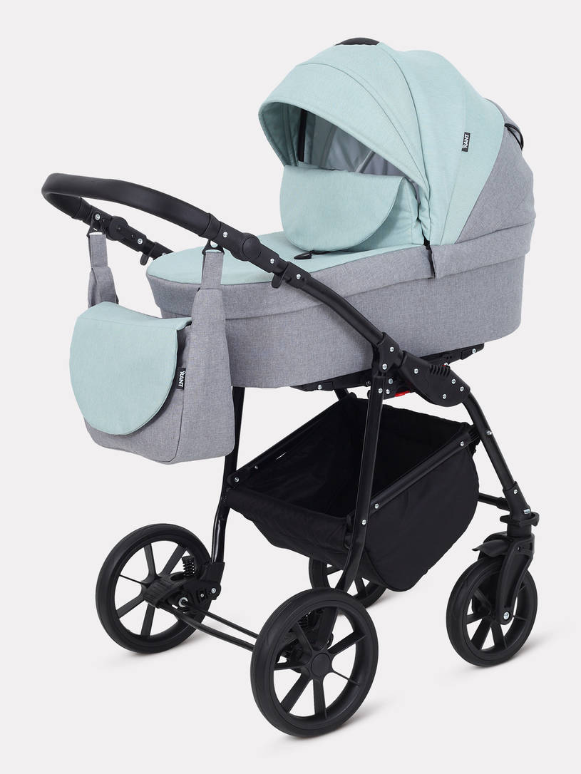 Коляска 2 в 1 Rant Dream 2024 10 серый-ментоловый