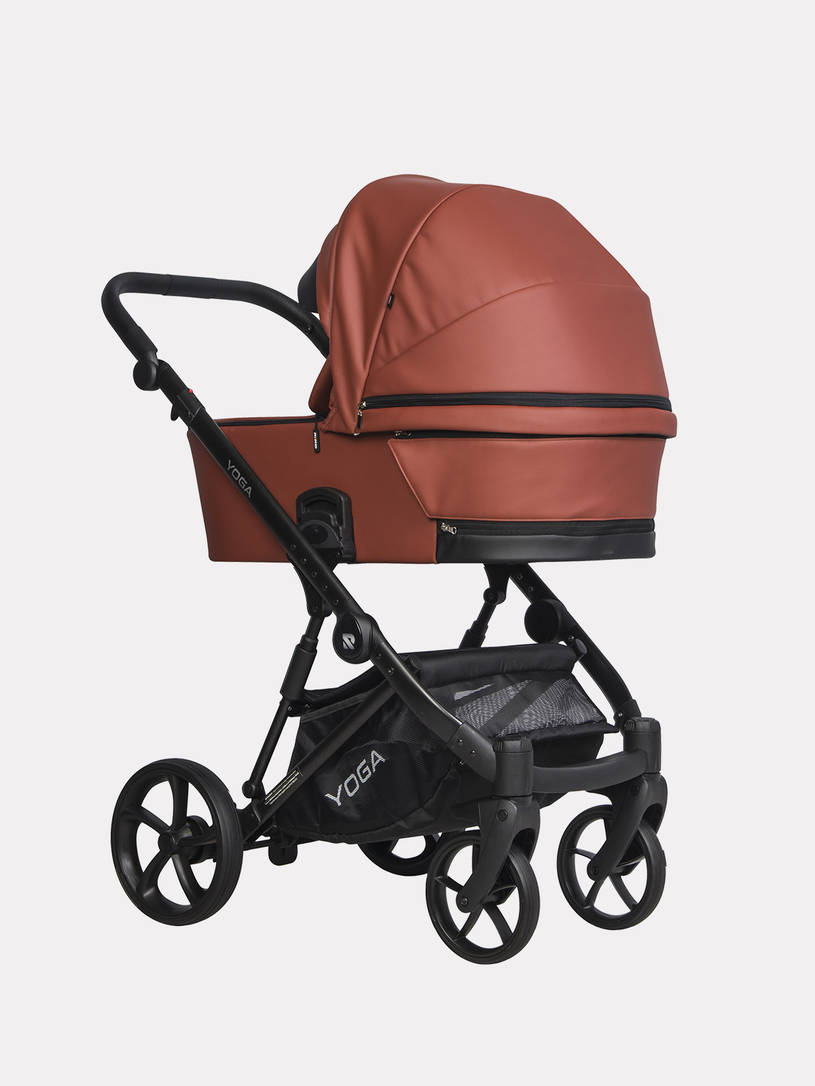 Коляска 2 в 1 Riko Basic Yoga Ecco 14 Maroon