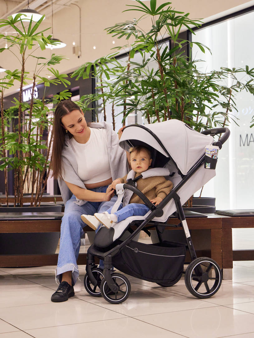Коляска прогулочная Rant Volt Light grey
