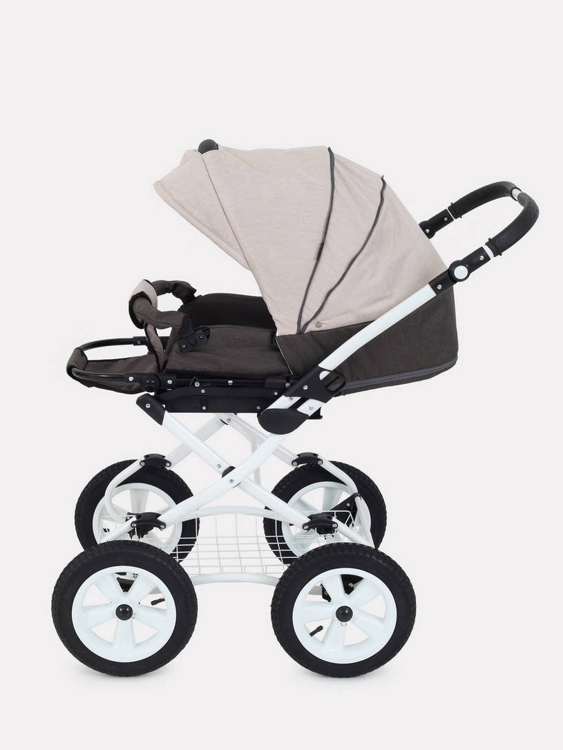 Коляска 2 в 1 Rant Dream Classic 05 коричневый-бежевый