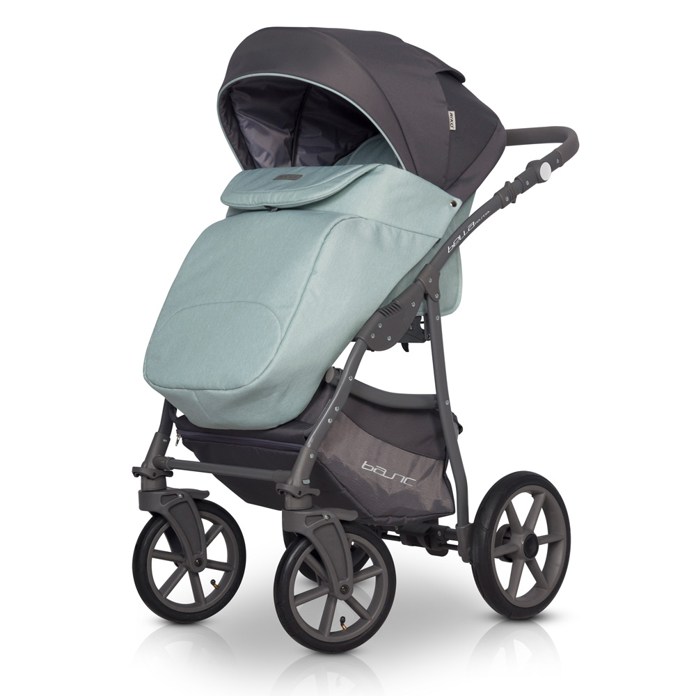 Коляска 3 в 1 Riko Basic Bella Pastel 02 ментоловый