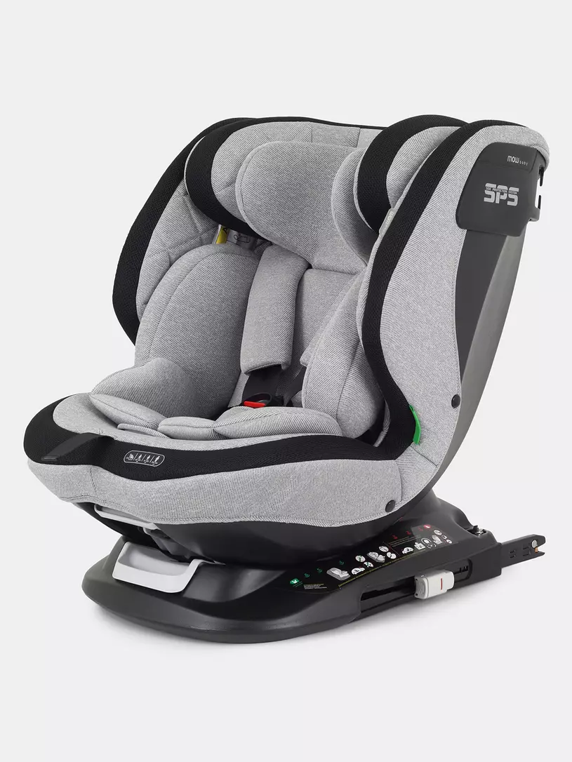 Автокресло Mowbaby Motion isofix (40-150 см) Light grey