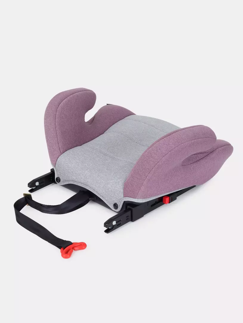 Автокресло-бустер Rant Zip isofix 3 (22-36 кг) grey-pink