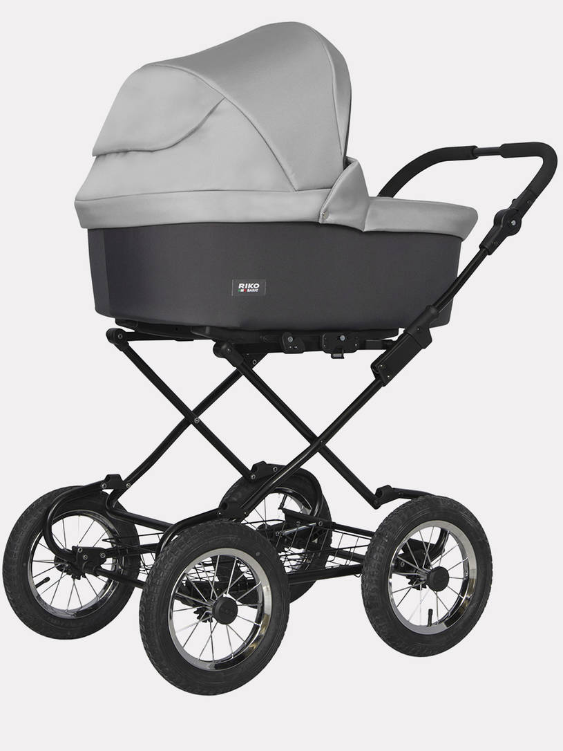 Коляска 2 в 1 Riko Basic Bella 01 серый