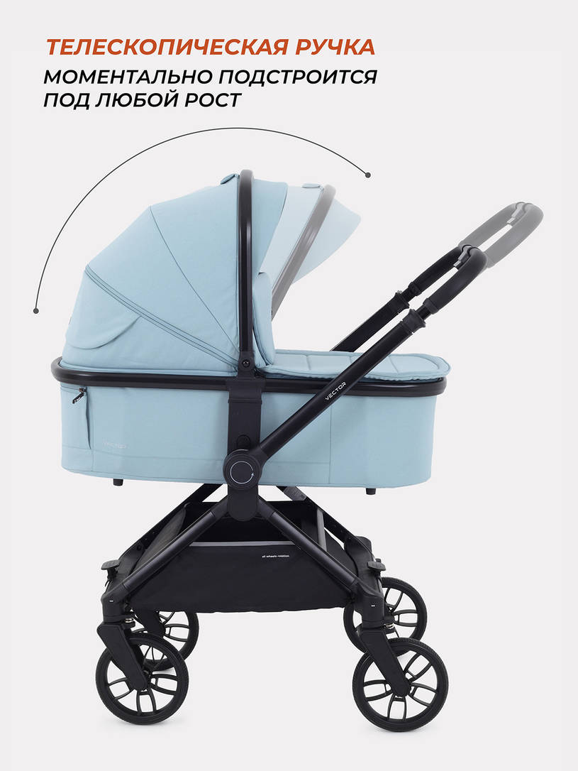 Коляска 2 в 1 Rant Vector Blue