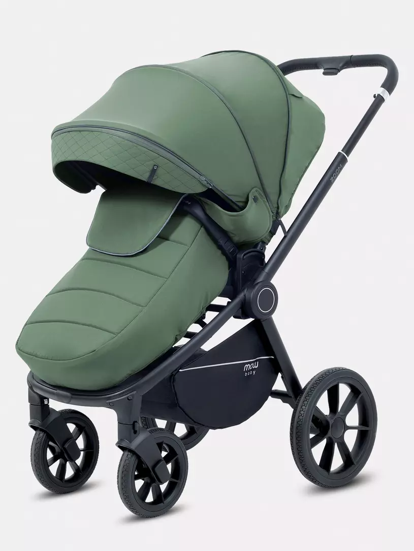 Коляска 3 в 1 Mowbaby Zoom PU Olive
