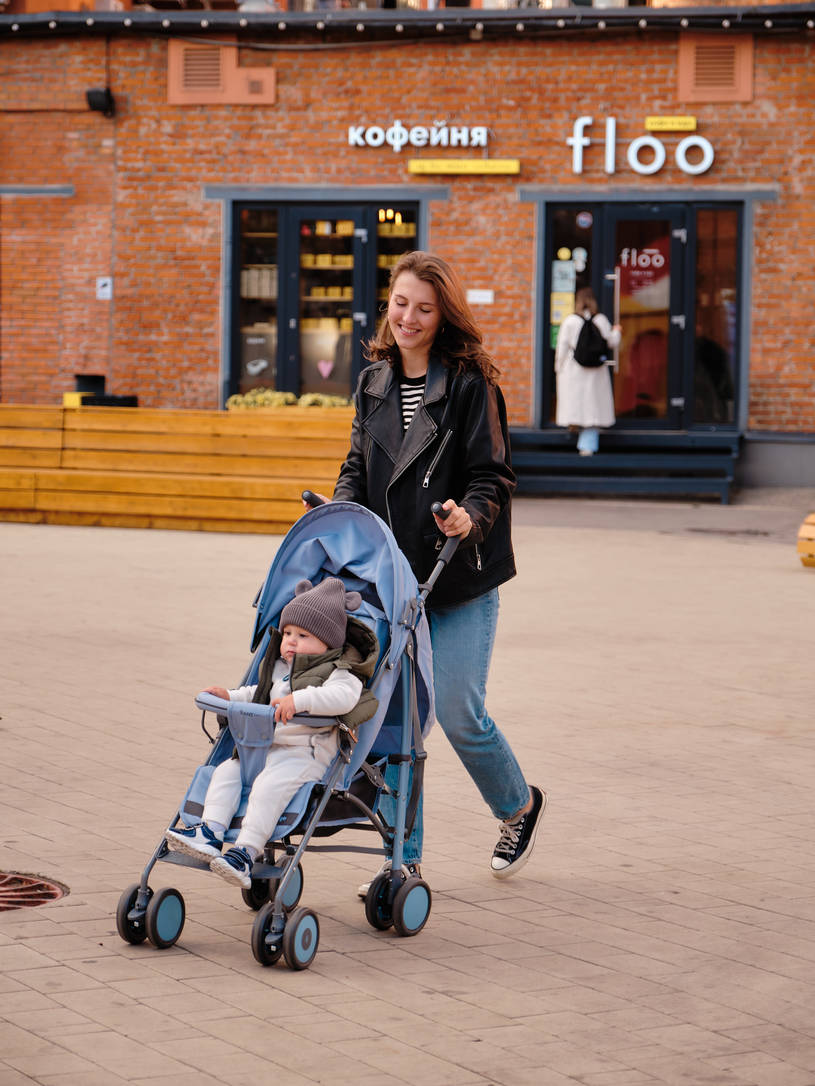 Коляска прогулочная Rant Basic Tango Pacific Blue