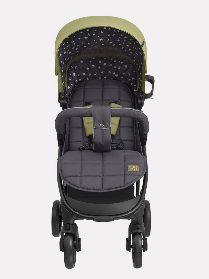 Коляска прогулочная Rant Kira Star Greek Olive. Цвет: Оливковый