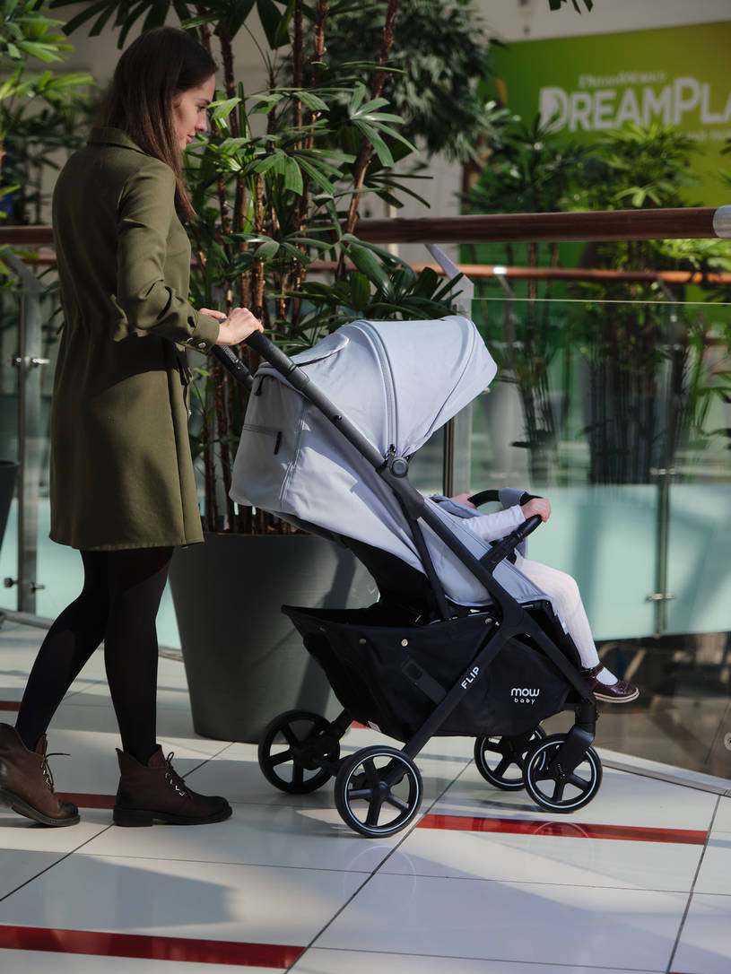 Коляска прогулочная MOWBaby FLIP Blue