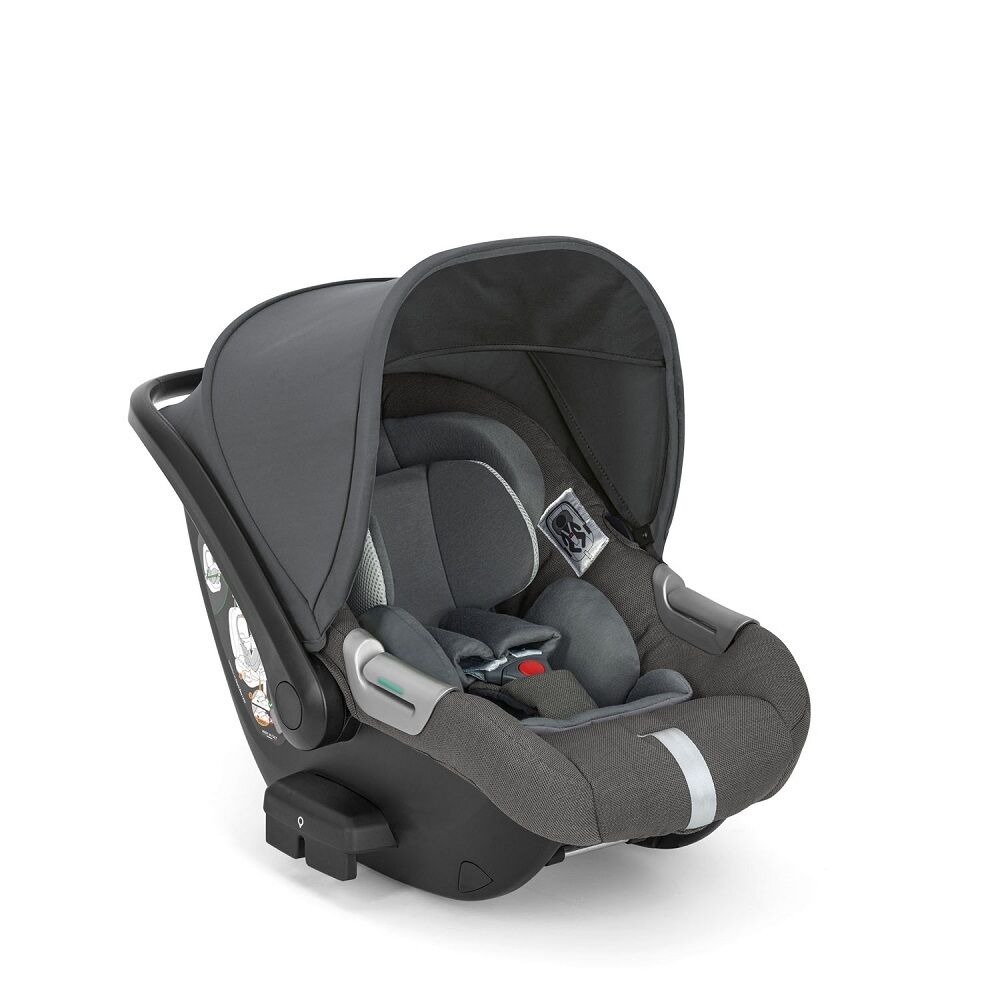Коляска 3 в 1 Inglesina Aptica New 2025 + Автокресло Inglesina Darwin i-Size (0-13 кг), Velvet Grey (Темно-серый)
