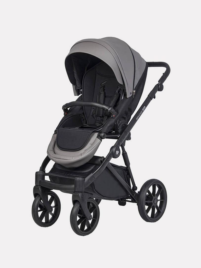 Коляска 2 в 1 Riko Brano Pro, 01 Anthracite