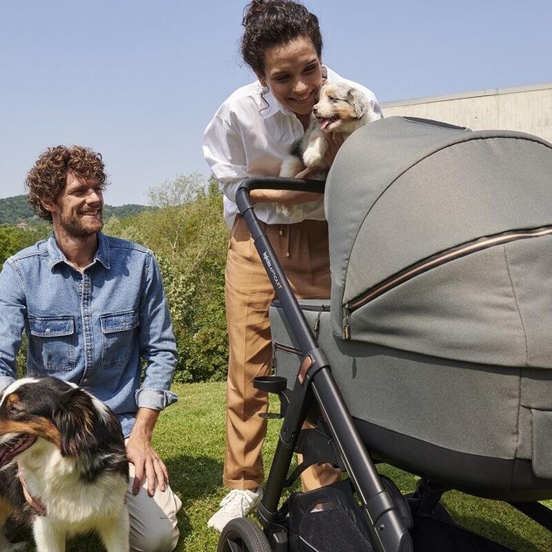 Коляска 3 в 1 i-Size Inglesina Aptica XT New с подставкой под люльку Standup, Tuareg Beige