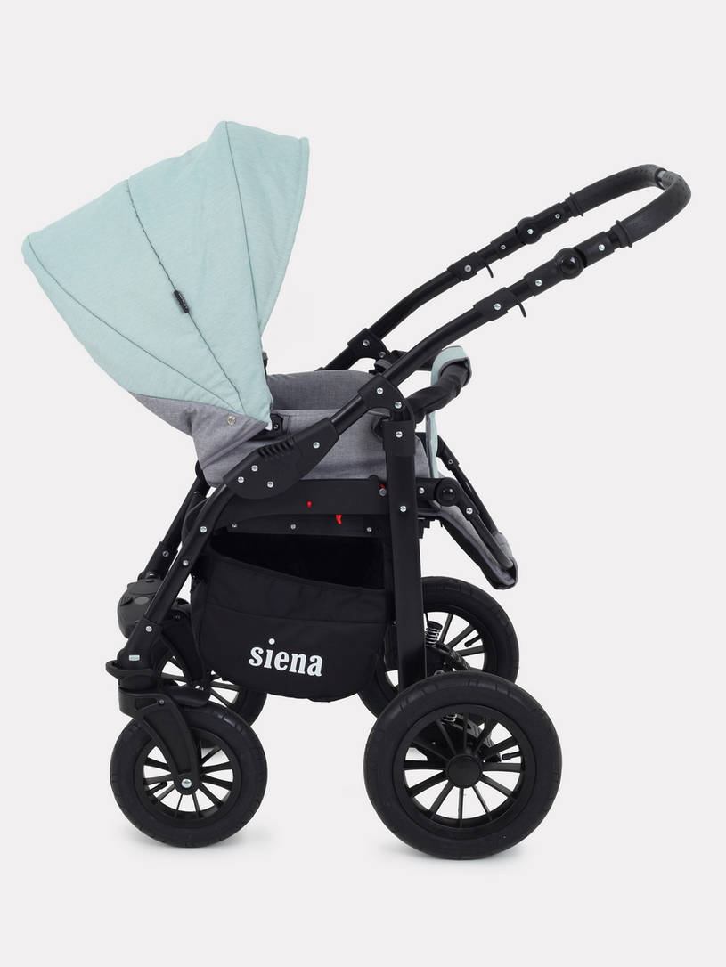 Коляска 3 в 1 Rant Siena 08 серый-ментоловый
