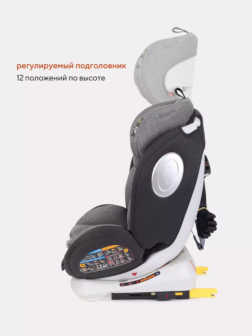 Автокресло Rant Basic Twist 0/1/2/3 (0-36 кг) Grey