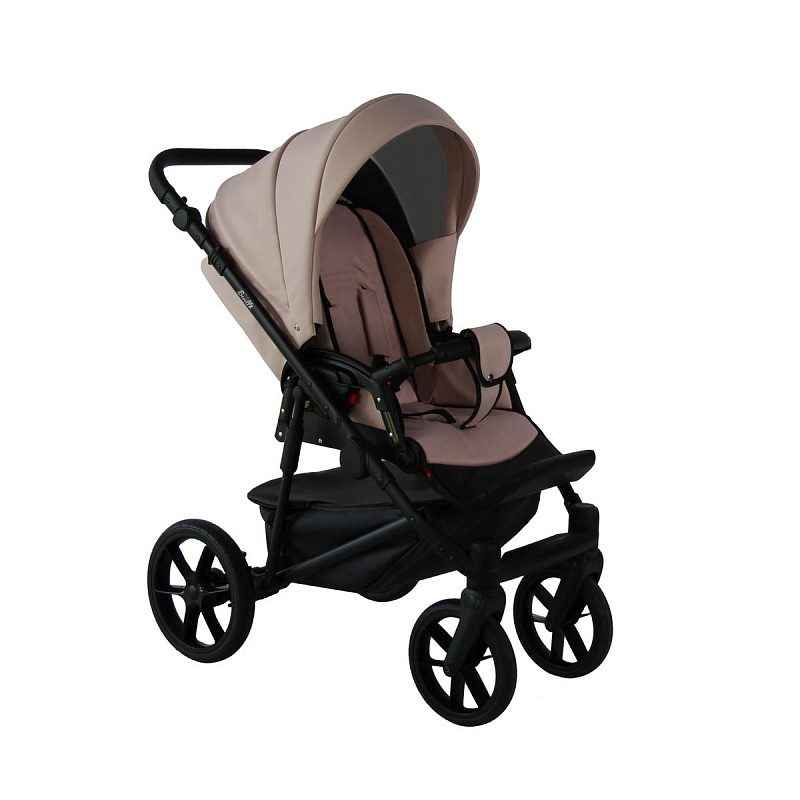 Детская коляска Sevillababy Tisso 2 в 1 пудровый экокожа