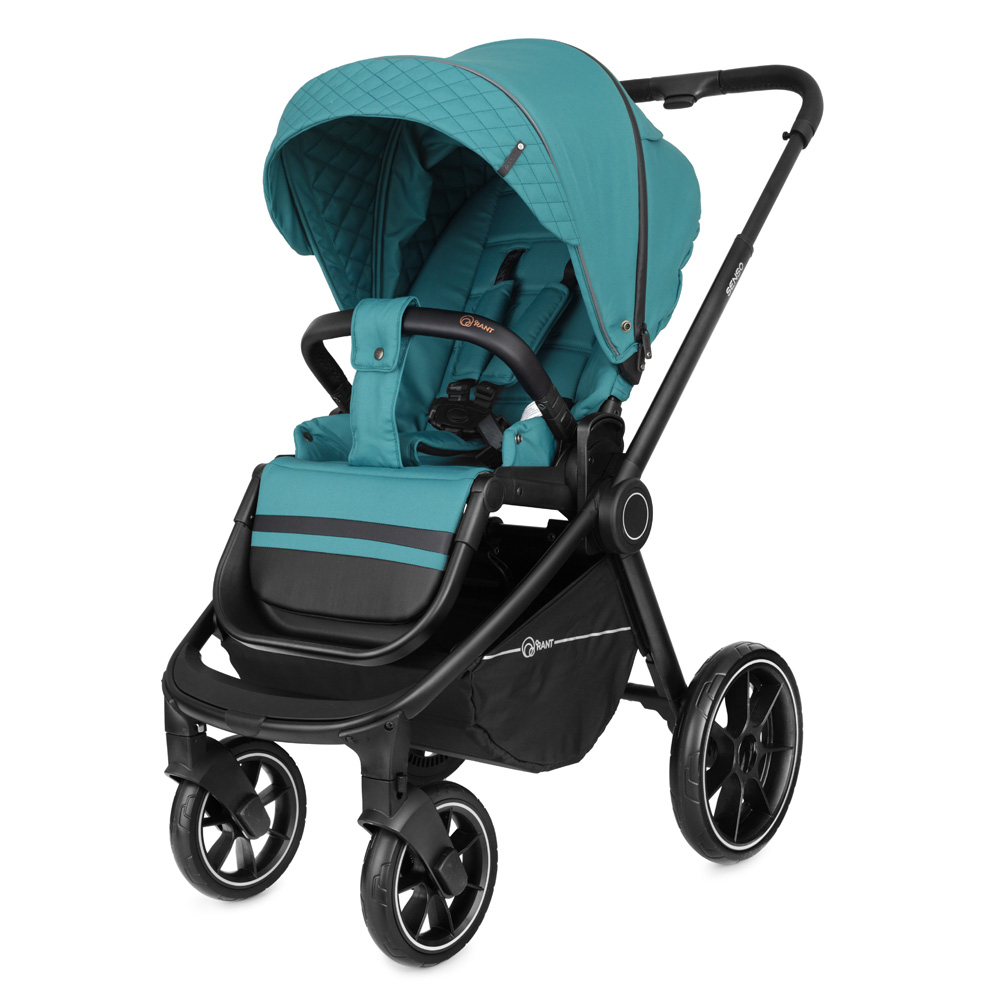 Коляска 3 в 1 Rant Senso Deep Malachite бирюзовый