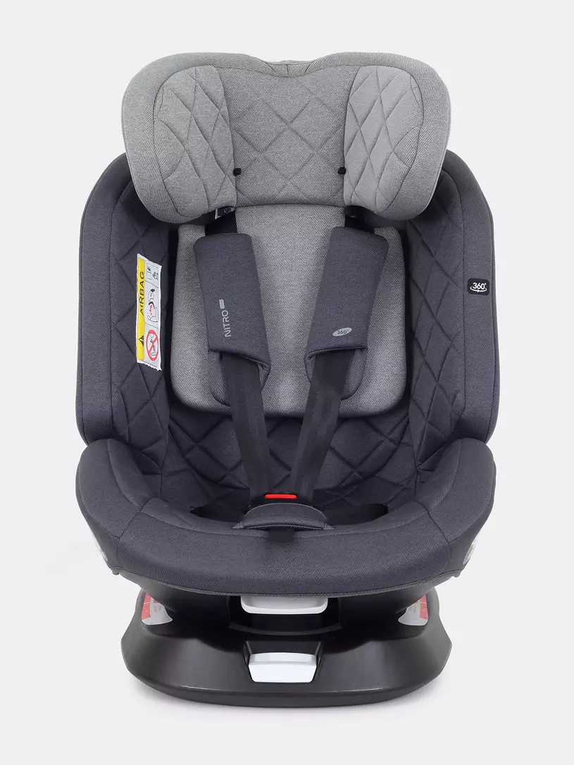 Автокресло Rant Nitro Plus isofix 0/1/2/3 (0-36 кг) Grey