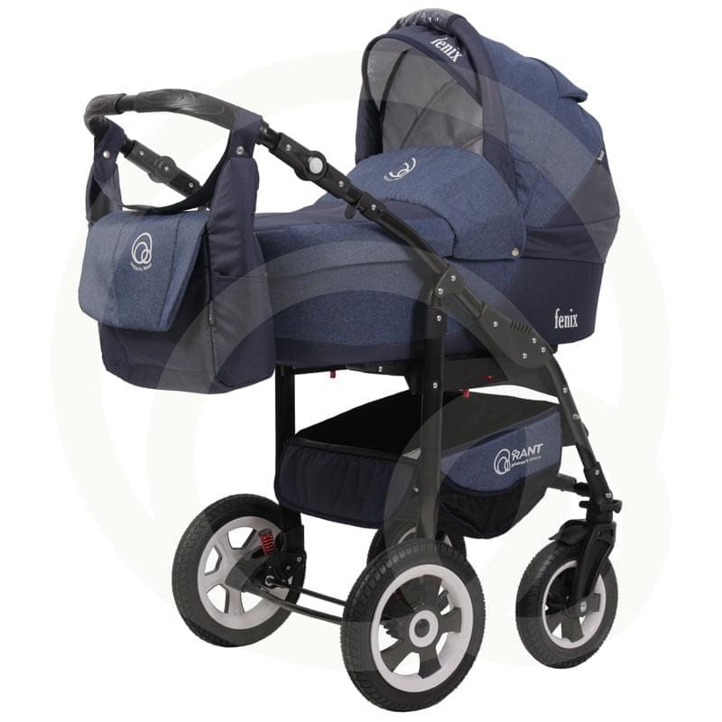 Коляска 2 в 1 Rant Fenix Len 01 синий