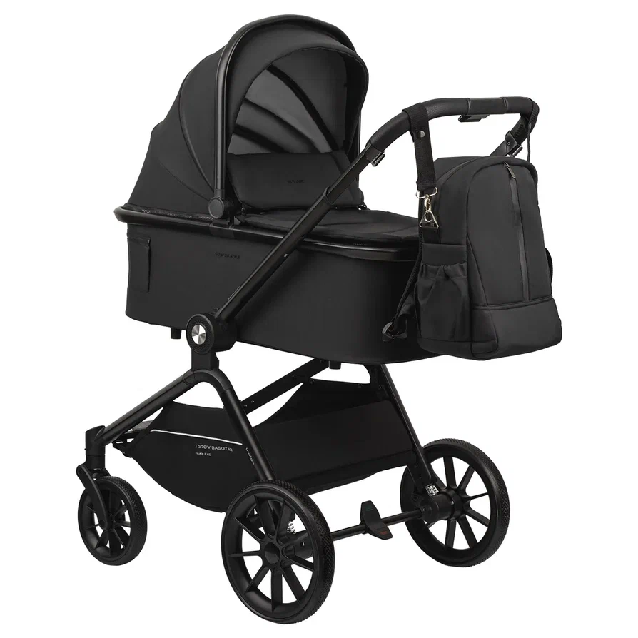 Коляска 3 в 1 Indigo SOLAR черный