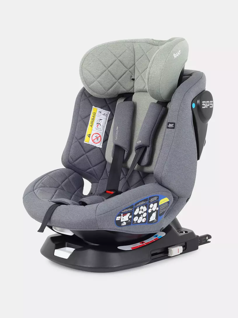 Автокресло Rant Nitro Plus isofix 0/1/2/3 (0-36 кг) Green
