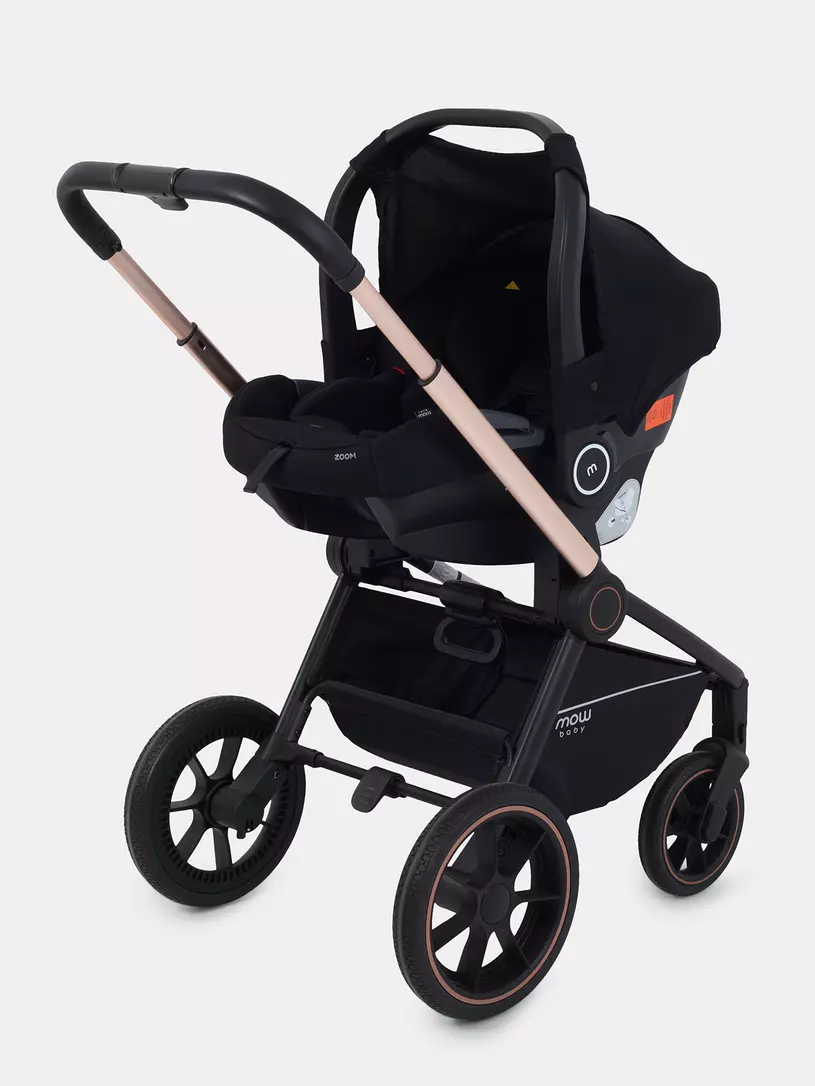 Коляска 3 в 1 Mowbaby Zoom Gold 2025 cacao brown