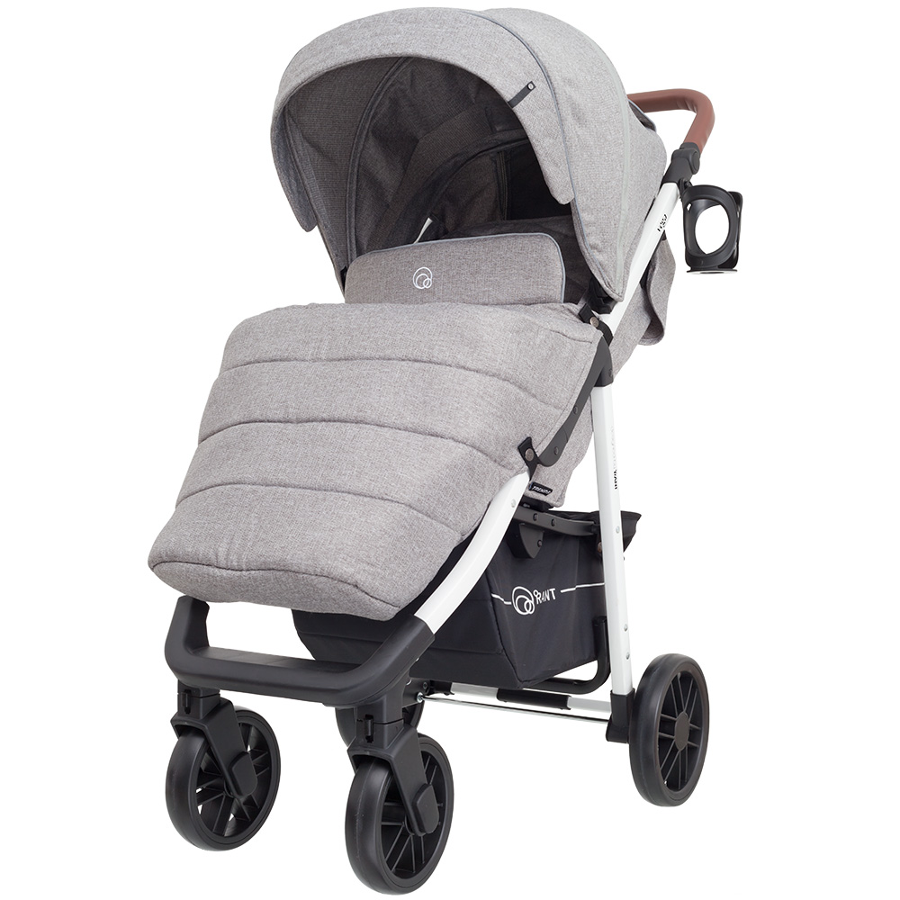 Коляска прогулочная Rant Vega Trends Mineral Silver. Цвет: Серый