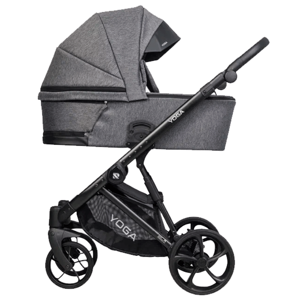 Коляска 2 в 1 Riko Basic YOGA, 01 ГРАФИТ