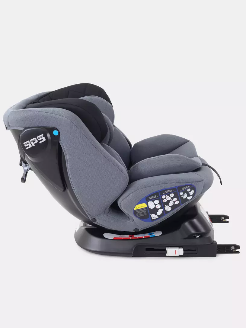 Автокресло Rant Nitro 0/1/2/3 (0-36 кг) Grey/Black
