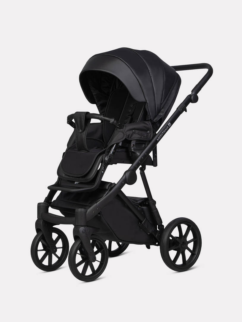 Коляска 2 в 1 Riko Basic Montana Ecco X 12 Black