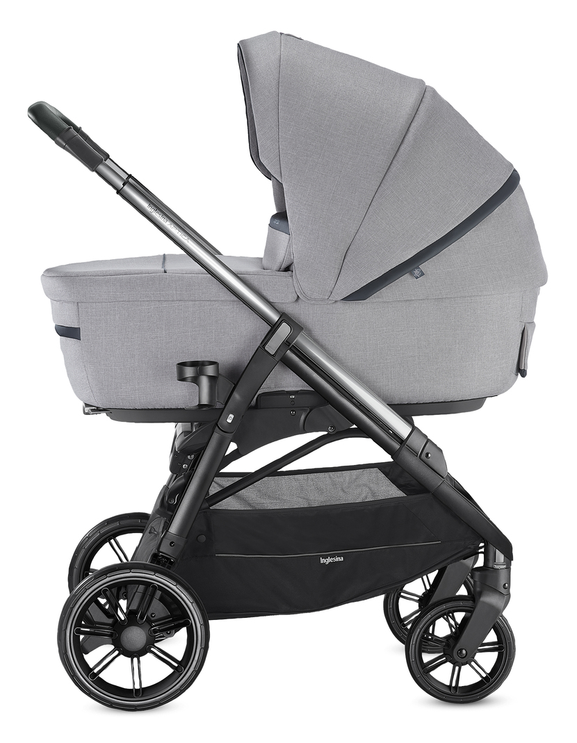 Коляска 2 в 1 Inglesina Aptica  с подставкой под люльку Stand Up, Silk Grey