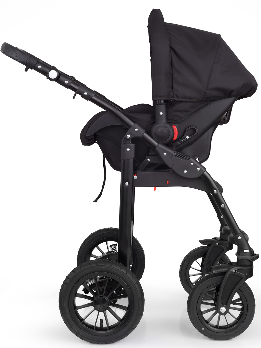 Коляска 3 в 1 Rant Siena 05 серый-красный