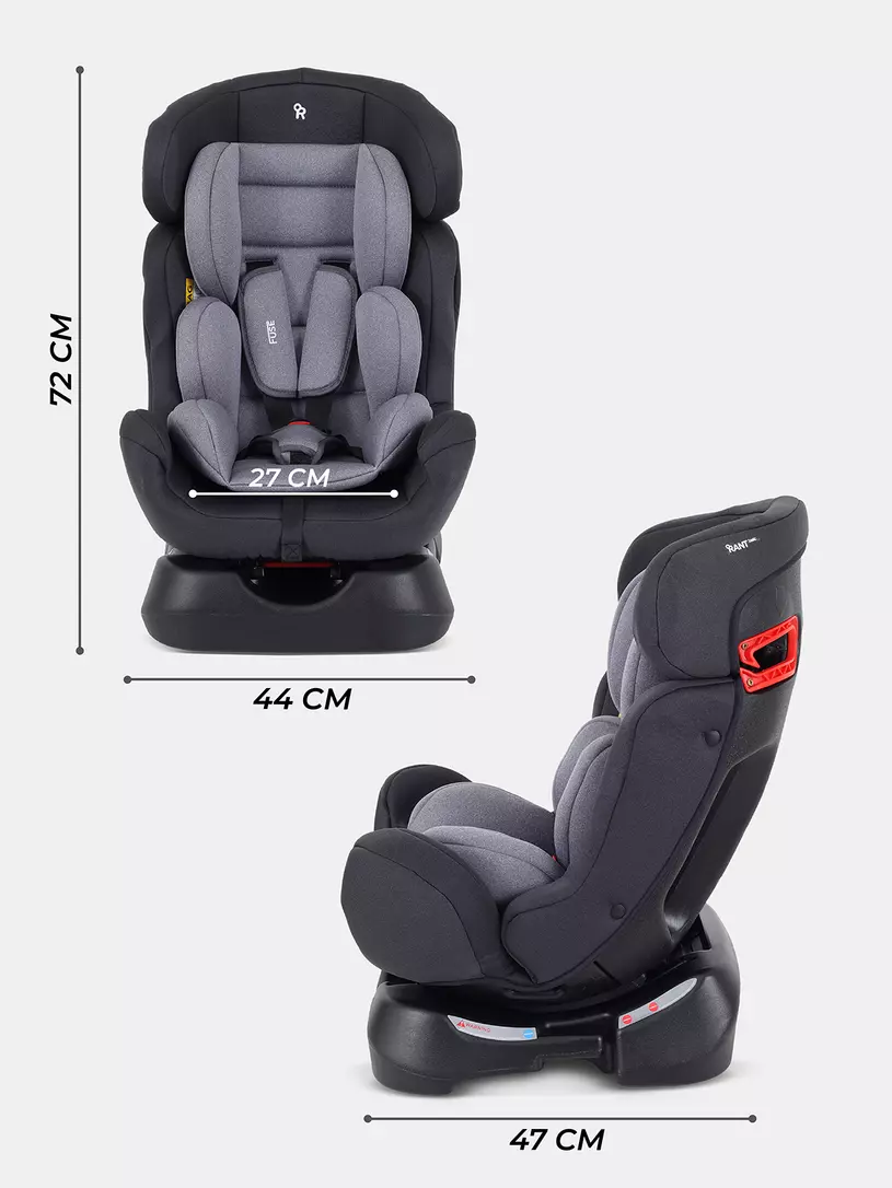 Автокресло Rant Basic Fuse 0/1/2 (0-25 кг) Grey