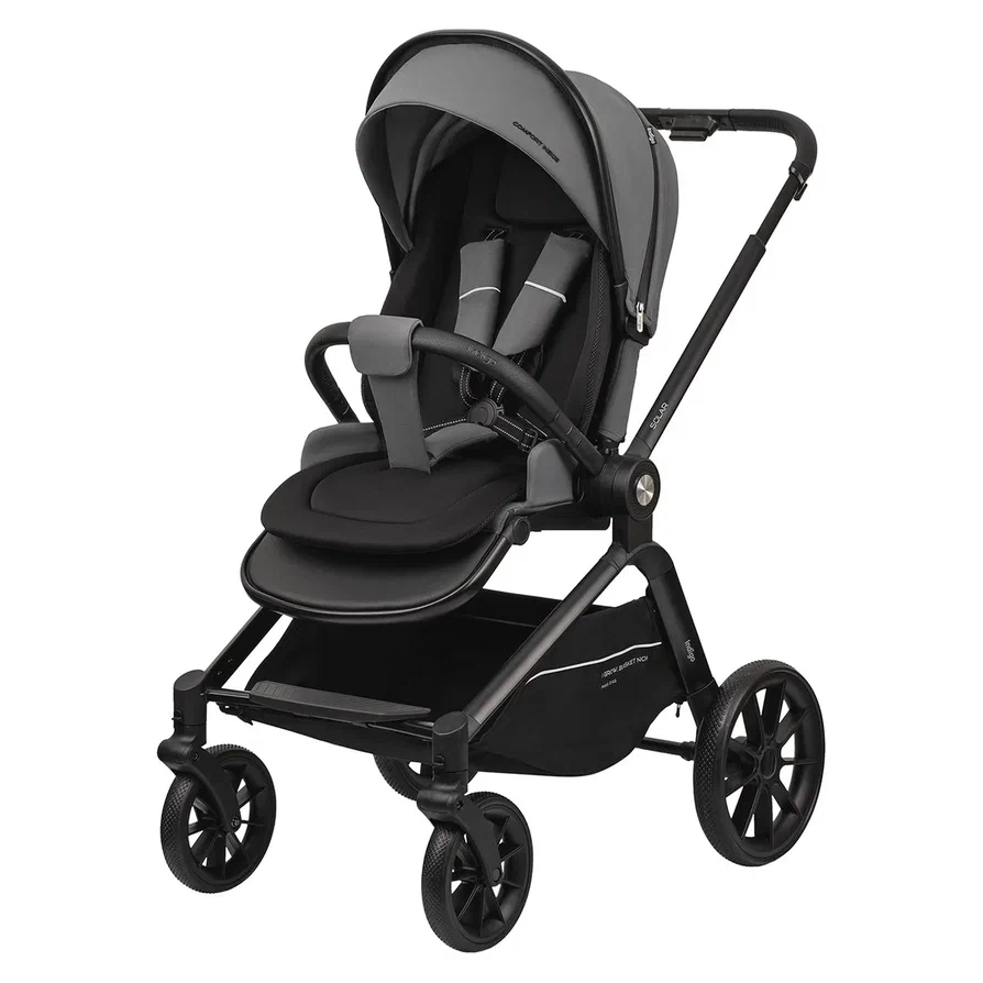 Коляска 2 в 1 Indigo SOLAR серый