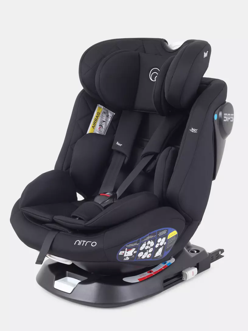 Автокресло Rant Nitro 0/1/2/3 (0-36 кг) Black